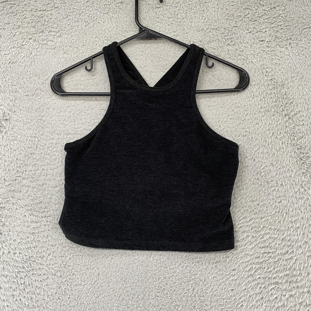 Beyond Yoga Black Racerback Crop Tank